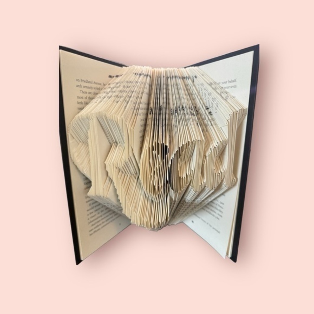 “Read” Folded Book Art